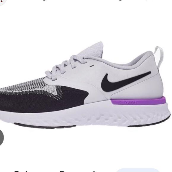 Nike‎ Odyssey React 2 Flyknit Grey/Purple New in Box - Picture 1 of 10